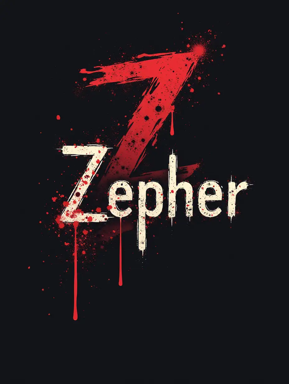 make me a logo with the title 'Zepher', it is for an indie band, make cool but not tacky