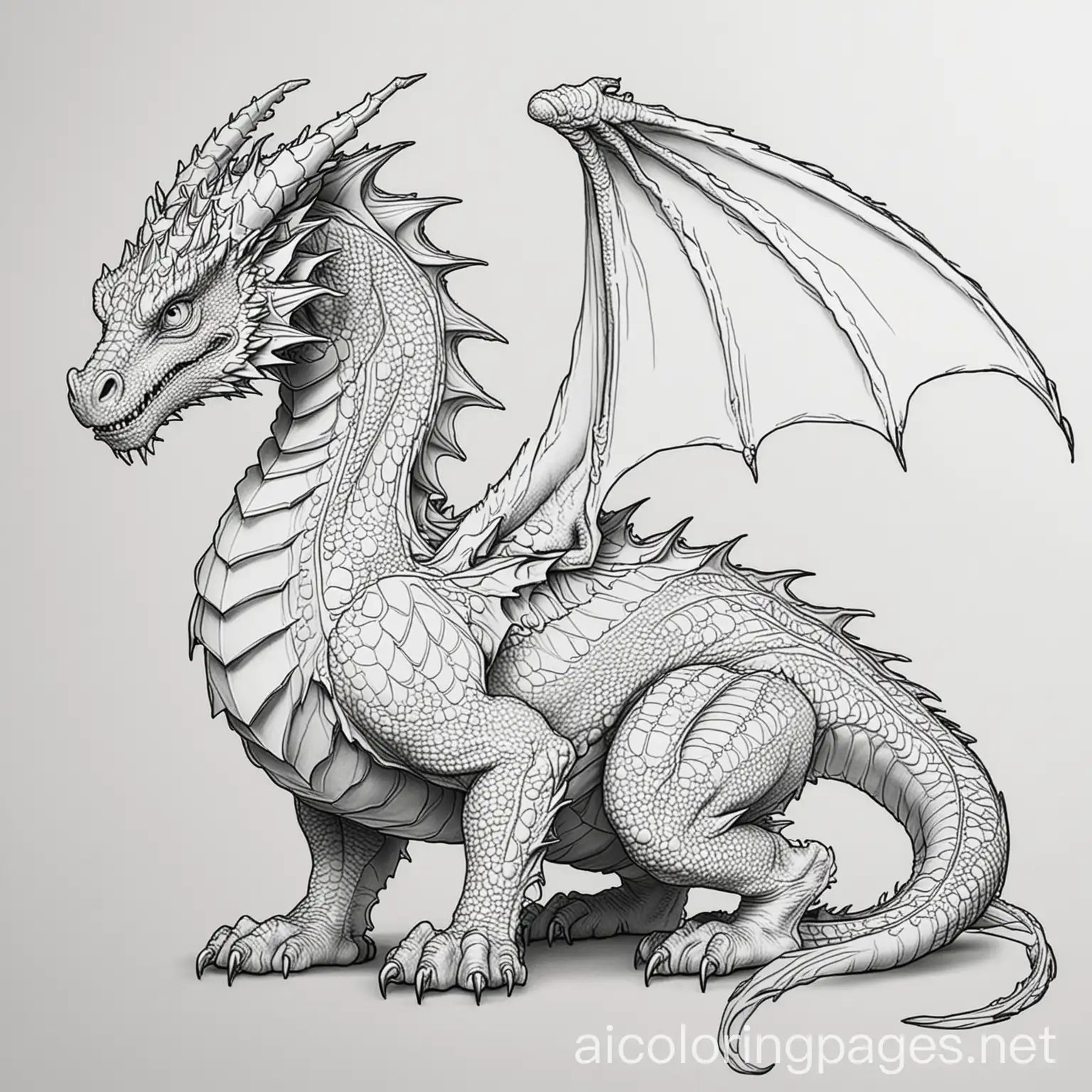 Realistic-Dragon-Coloring-Page-for-Kids