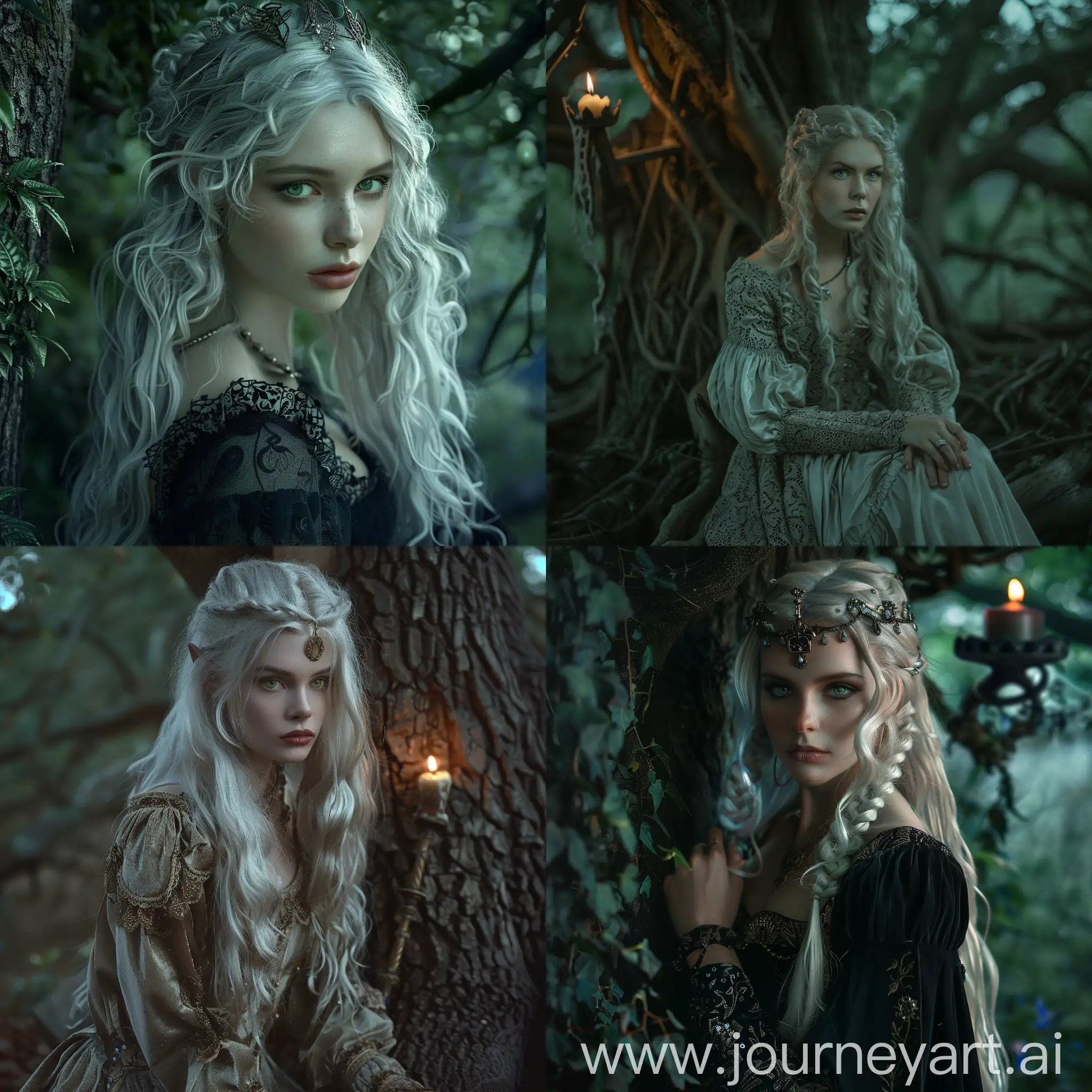 Enchanting-Renaissance-Witch-in-a-Mystical-Forest-with-Candlelight