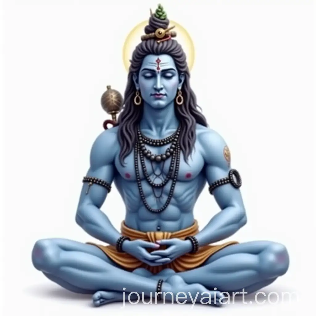 Divine-Lord-Shiva-Meditating-with-Trishula-and-Damaru