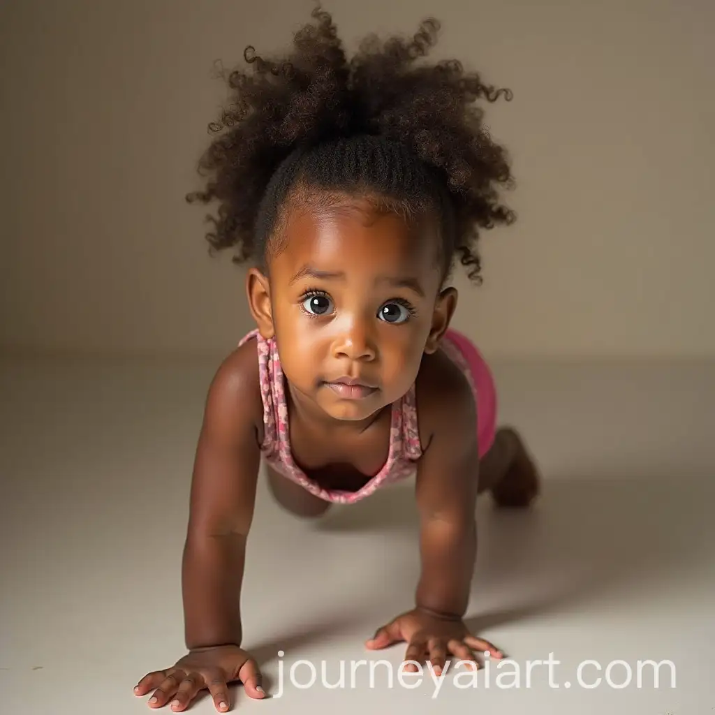 Young-Mixed-Girl-Performing-a-PushUp