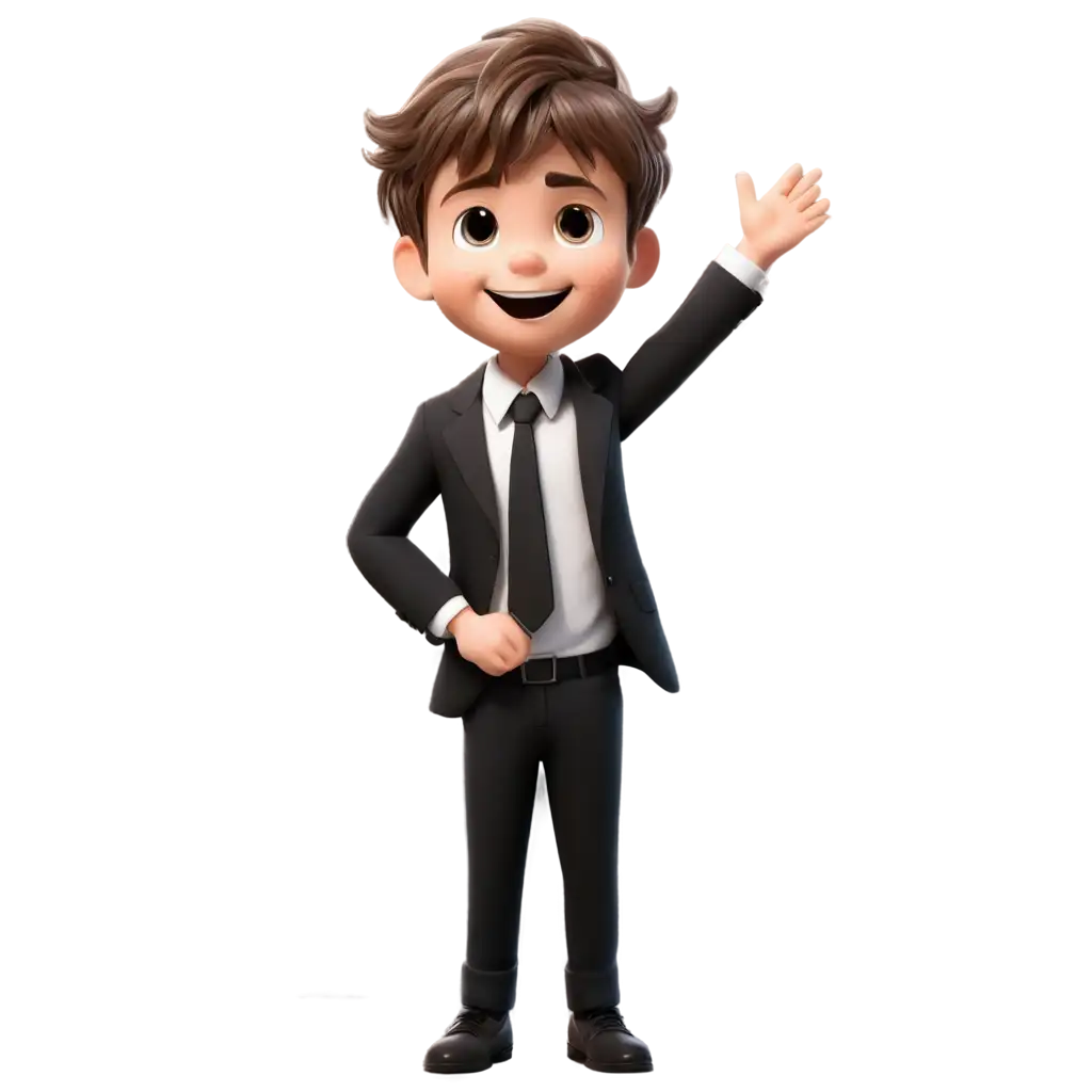 Adorable-Cartoon-Boy-in-Formal-Suit-PNG-with-Sparkling-Eyes-and-Playful-Expression