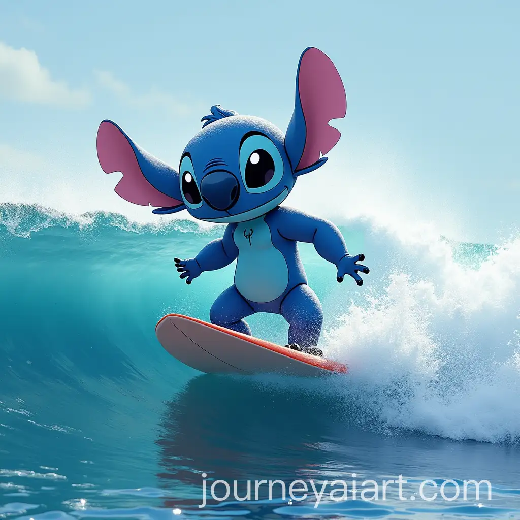 Realistic-Stitch-Performing-a-Trick-on-a-Surfboard-in-a-Wave