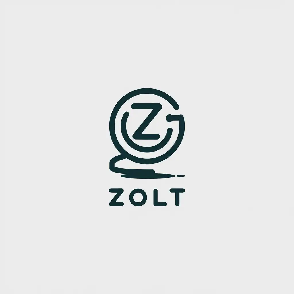 LOGO Design For Zolt Minimalistic Design with a Clear Background