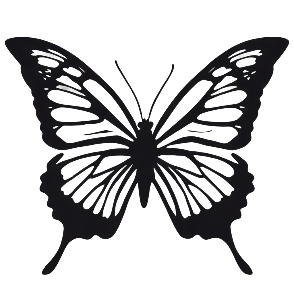 Butterfly-Stencil-PNG-Create-Stunning-Artwork-with-Precision-Detail