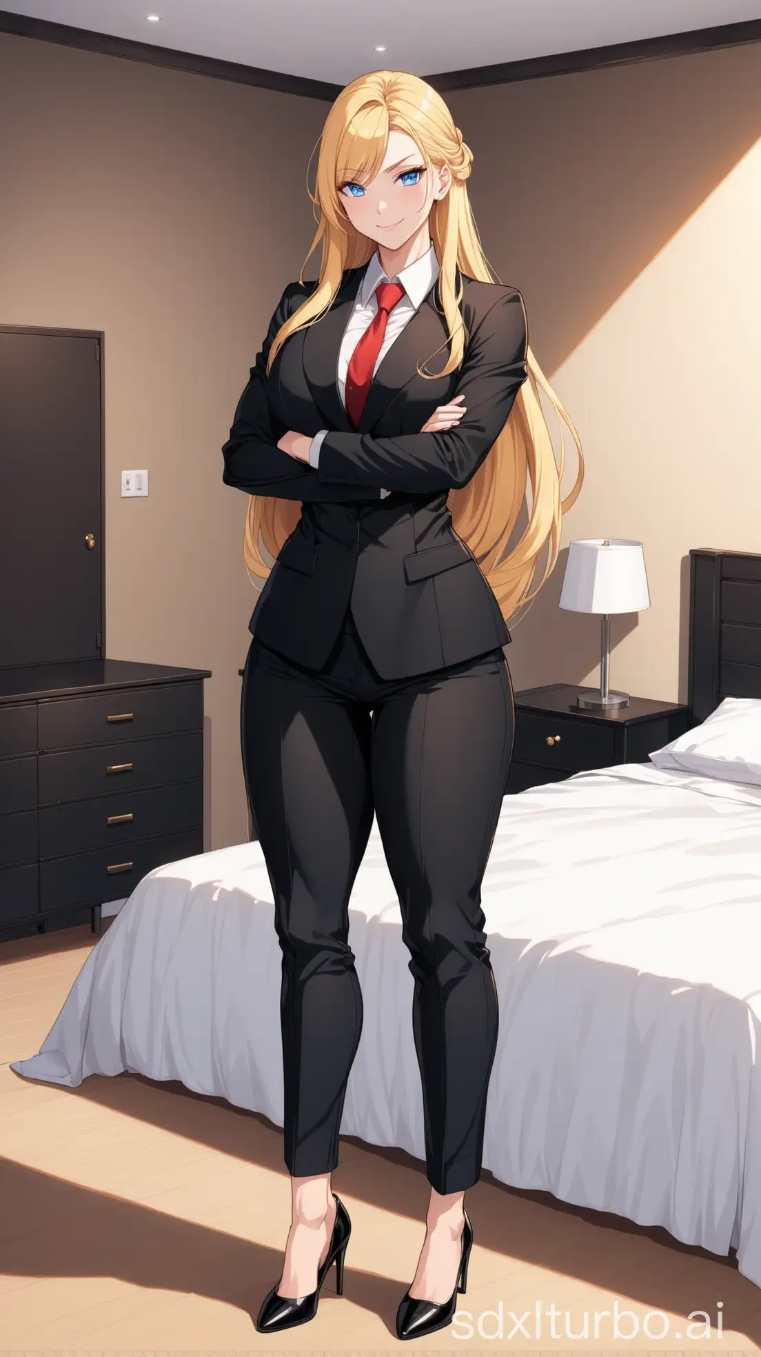 Confident-Businesswoman-in-Formal-Attire-with-Long-Blonde-Hair