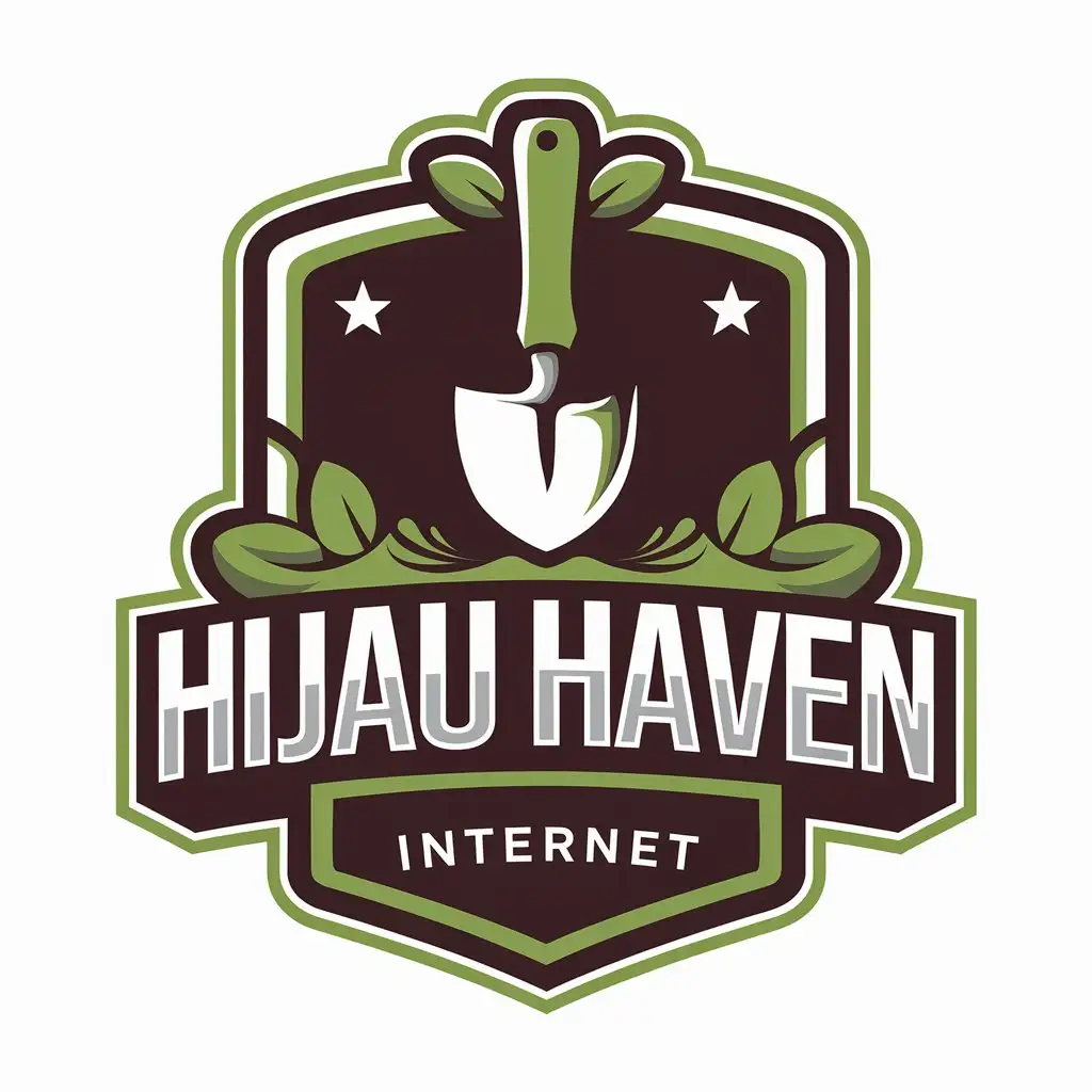 LOGO Design for Hijau Haven Gardening Malaysia Soil with a Modern Touch for the Internet Industry