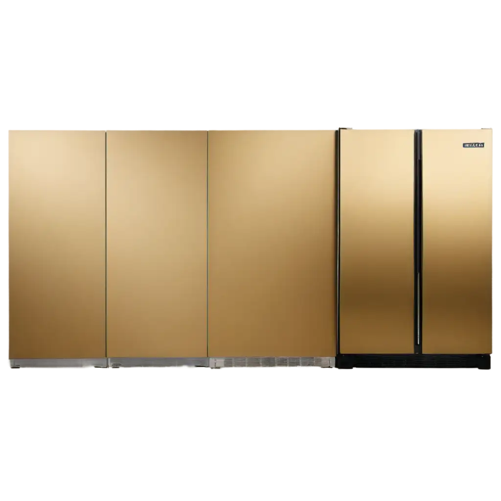 Golden-Fridge-PNG-Image-HighQuality-Versatile-Design-for-Digital-Projects