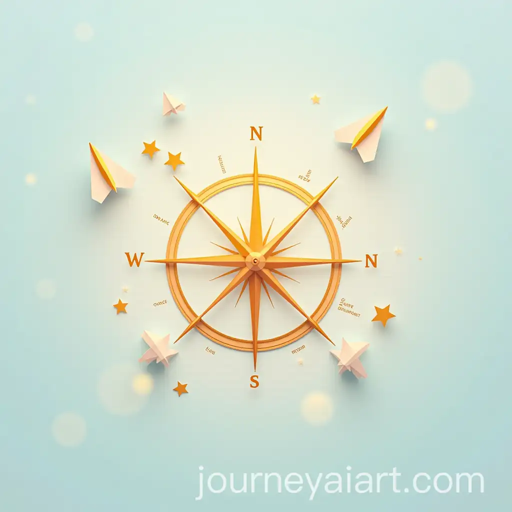 Compass-of-DreamsAI-Image-Prompt-Expansion-with-Paper-Planes-and-Inspirational-Quote