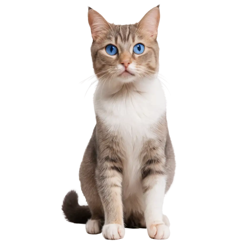 A-Cat-Giving-Pose-PNG-Image-HighQuality-Transparent-Art-for-Creative-Projects