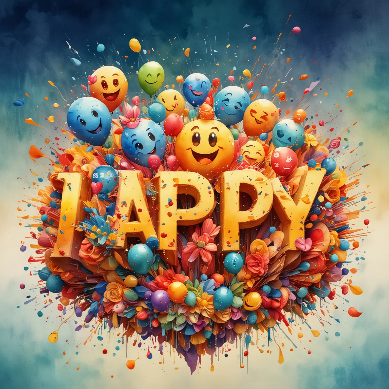 Whimsical-Emoji-Birthday-Celebration-Art