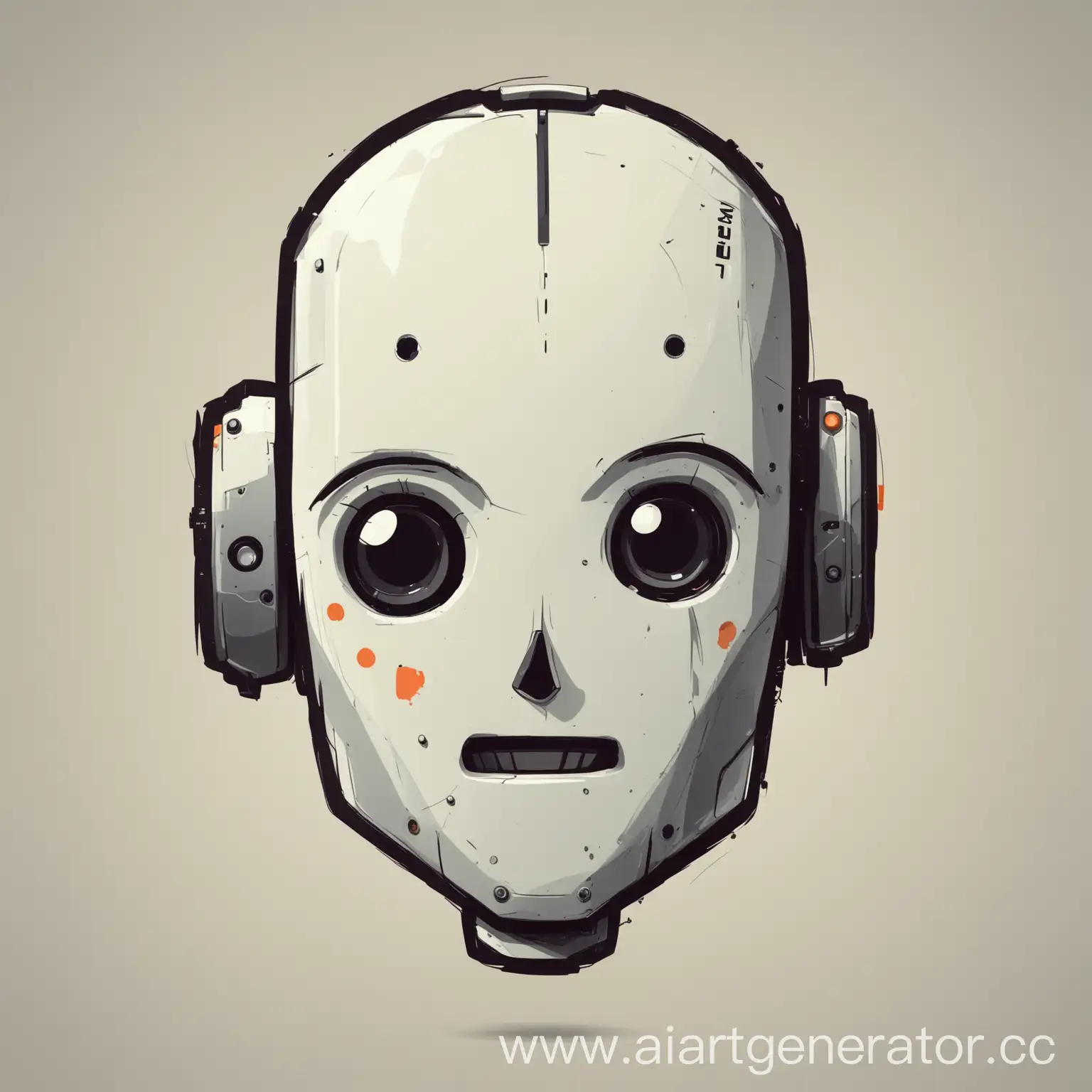 Minimalist-Cartoon-Robot-Head-Drawing