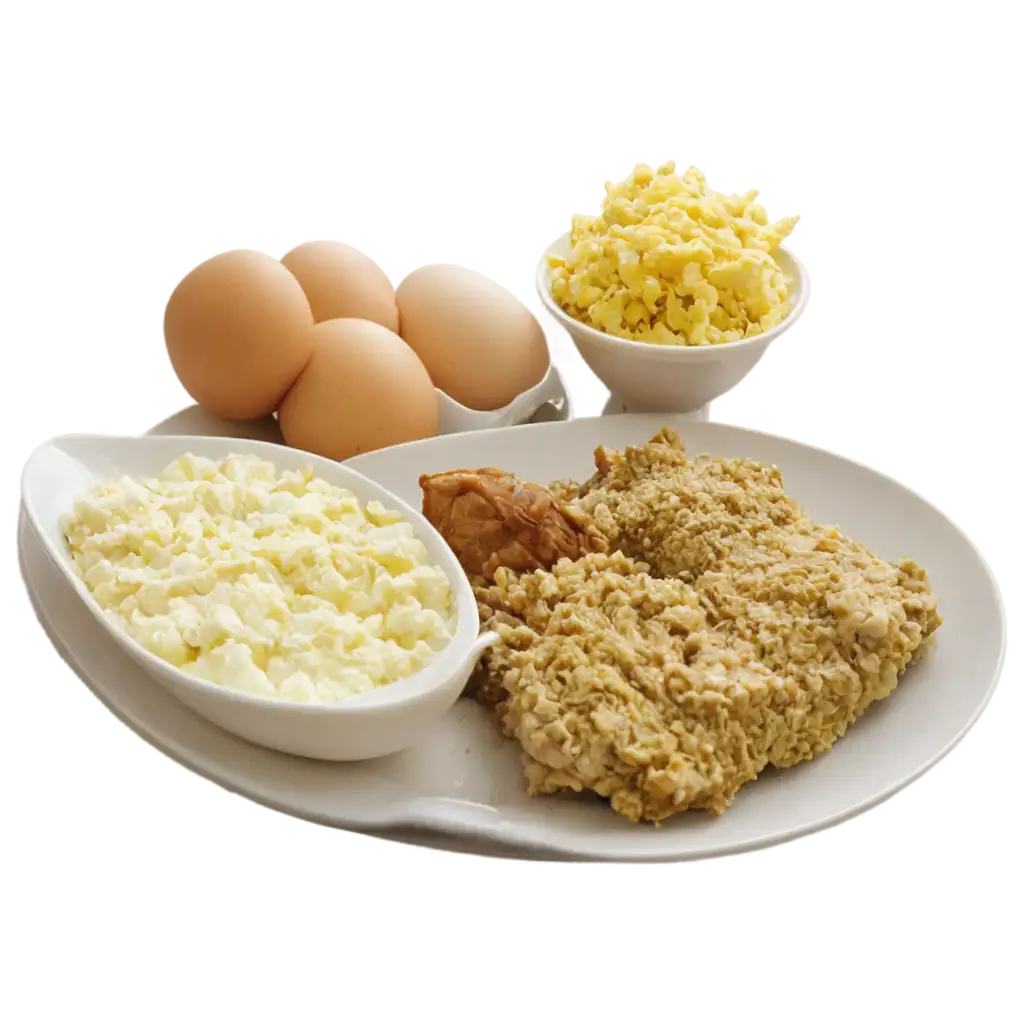 Eggs-and-Chicken-Meal-PNG-Image-HighQuality-Visual-for-Culinary-Content