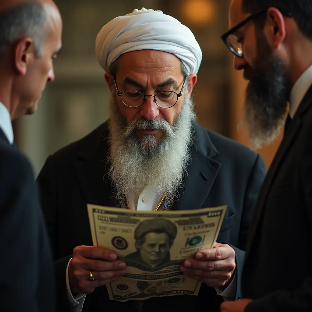 persian jew in great neck making money and giving money to 2 rabbis