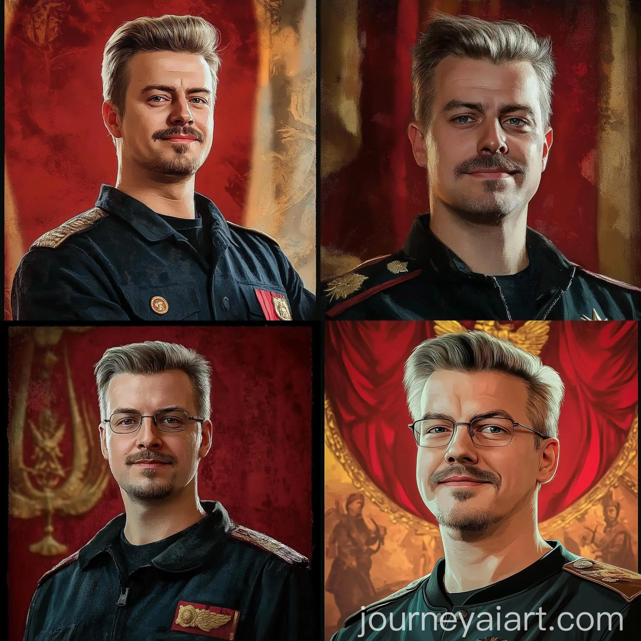 Communist-Stalin-Style-Portrait