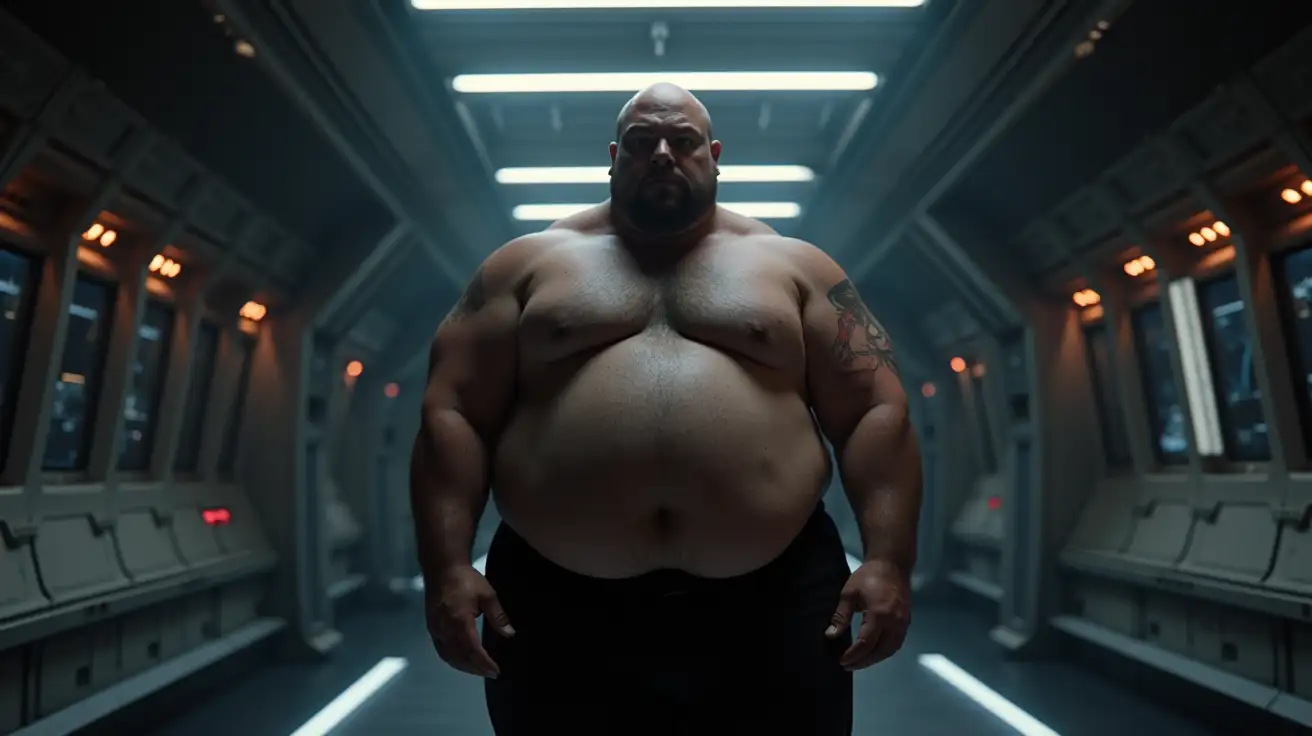 Large-Muscular-Man-and-Obese-Woman-on-Spaceship-Crew-Deck-in-The-Expanse-Style