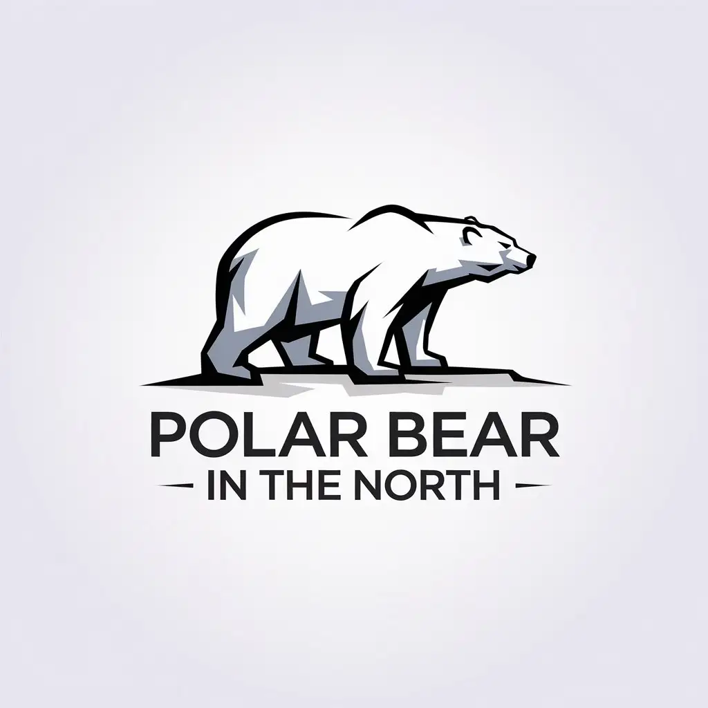 LOGO-Design-For-Polar-Bear-in-the-North-Minimalistic-Bear-Symbol-for-Travel-Industry