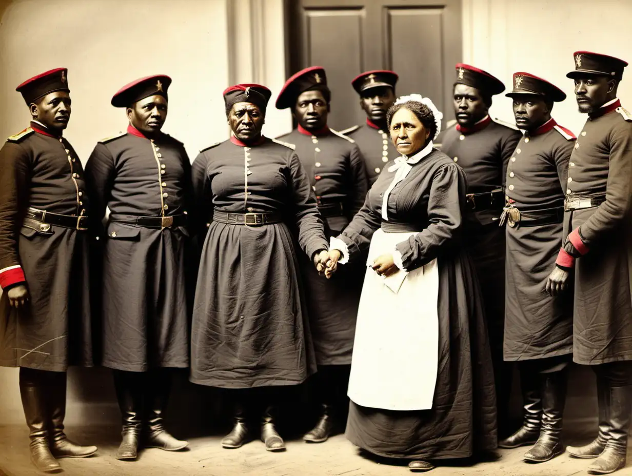 Jamaican Nurse Mary Seacole Caring for Crimean War Soldiers