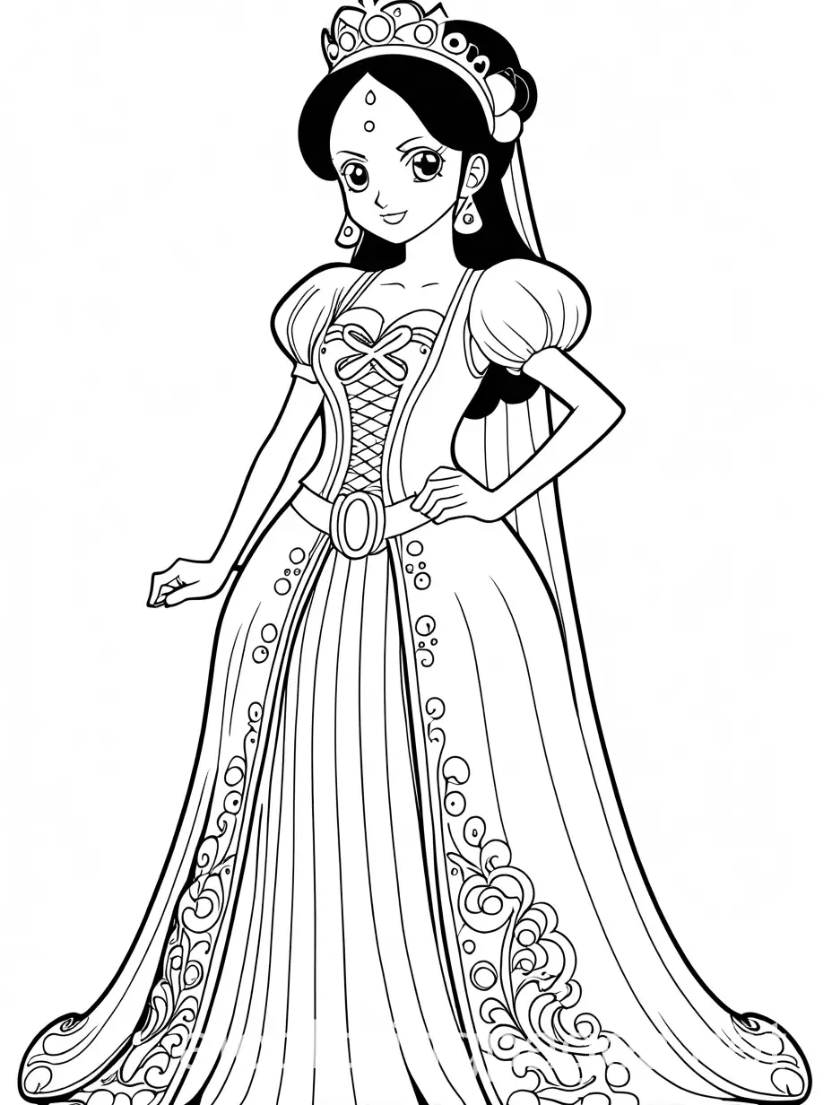 Nico-Robin-as-a-Princess-Coloring-Page-for-Kids