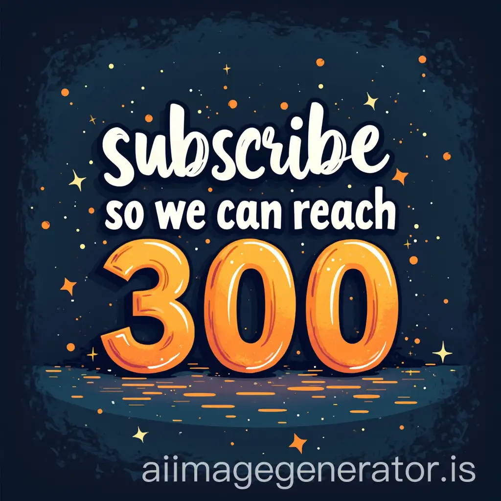 Engaging-Background-Image-with-Subscribe-Message-for-Reaching-300-Subscribers