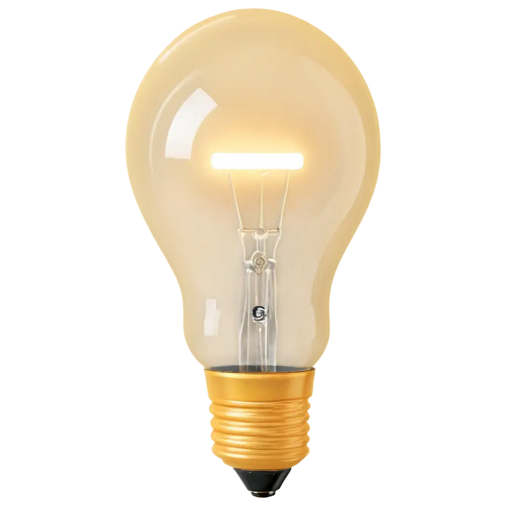 Realistic-Yellow-Lightbulb-PNG-Image-for-Versatile-Design-Applications