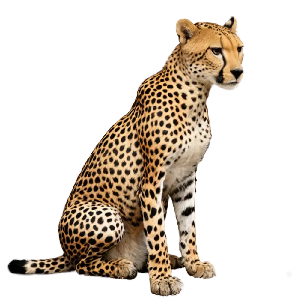 HighQuality-Cheetah-Sitting-PNG-Image-for-Versatile-Applications