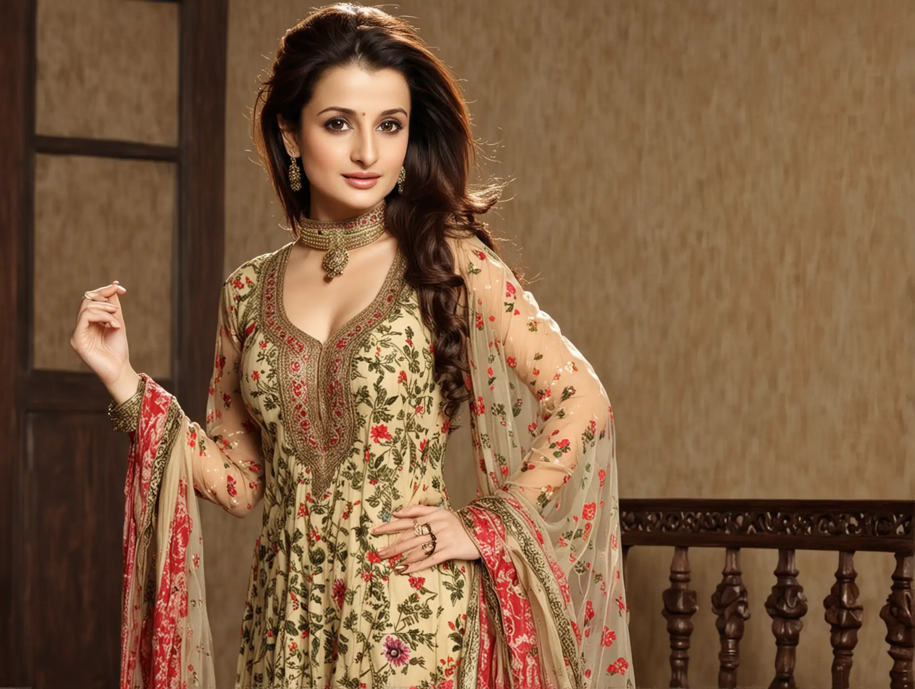 Amisha-Patel-in-Traditional-Pakistani-Salwar-Kameez-Dress