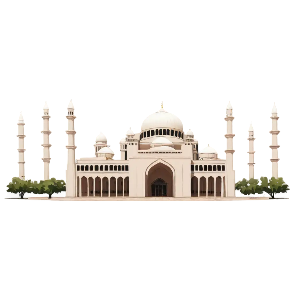 HighQuality-Mosque-Illustration-in-PNG-Format-for-Enhanced-Clarity