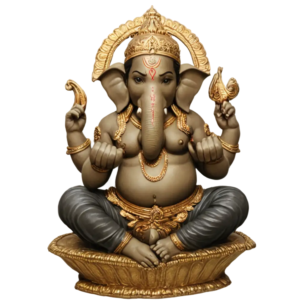 Exquisite-Lord-Ganesha-PNG-Image-Crafted-Artistry-for-Clarity-and-Detail