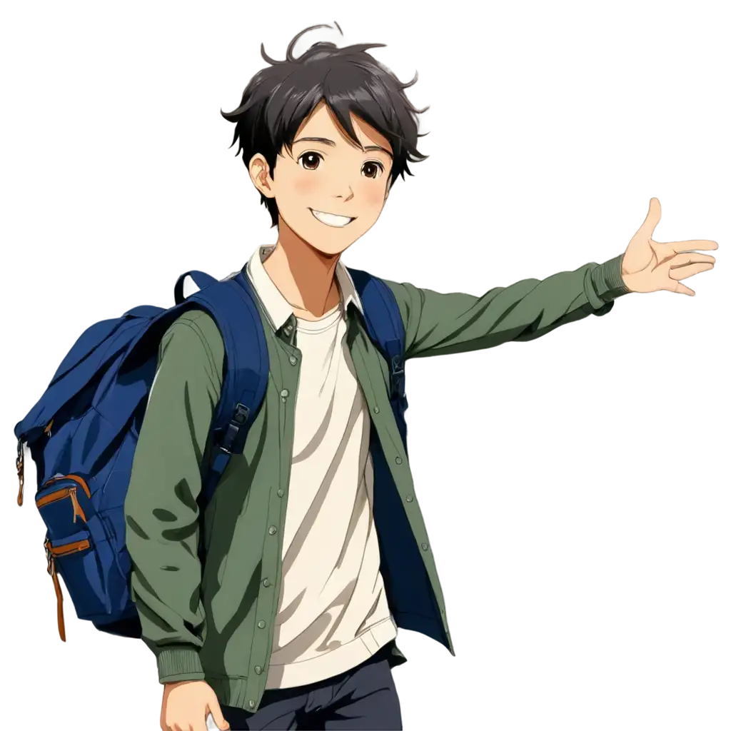 PNG-Image-of-a-Smiling-Eastern-Style-Anime-Student-in-Japanese-School-Uniform-with-Backpack