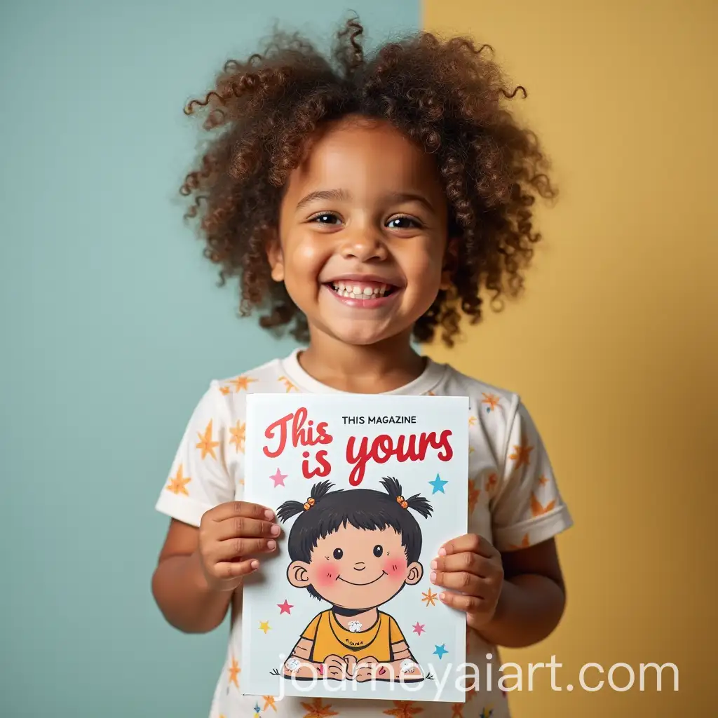 Child-Enthusiastically-Holding-a-Personalized-Childrens-Magazine