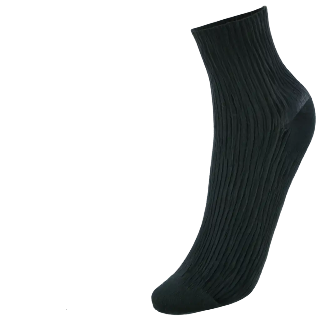 Ankle-Black-Socks-PNG-Image-for-Versatile-Use-and-Clear-Visuals