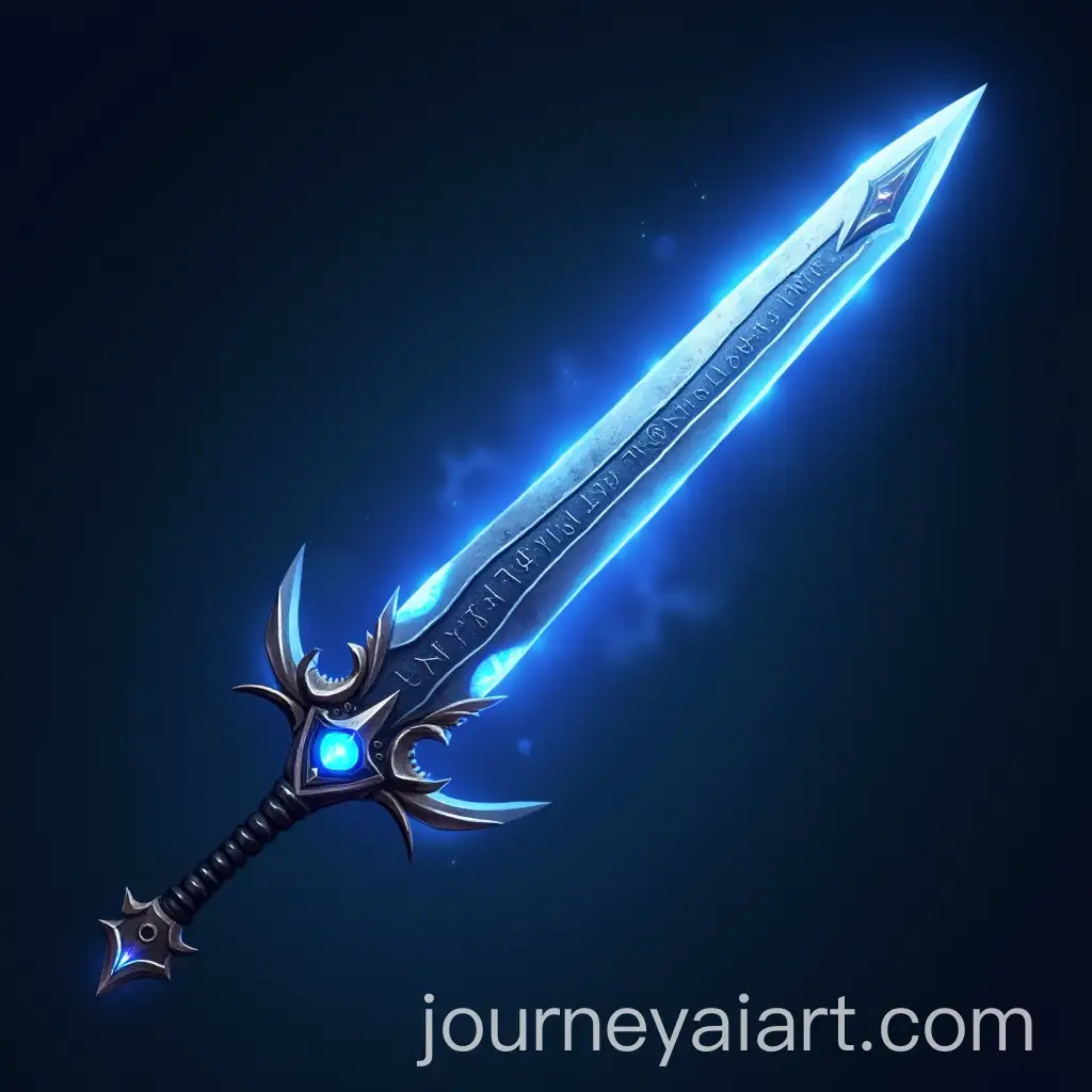 Fierce-Energy-Sword-with-Glowing-Blue-Blade-and-Rune-Engravings