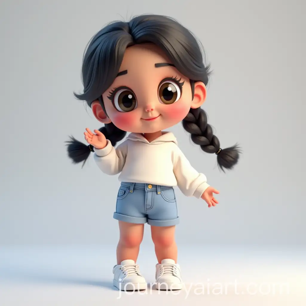 UltraCute-3D-Cartoon-Character-of-a-Playful-Young-Girl-with-Braided-Pigtails