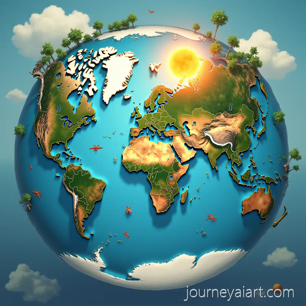 Hyper-Realistic-Climate-Change-Awareness-Poster-Showing-Environmental-Impact-and-Urgent-Call-for-Action