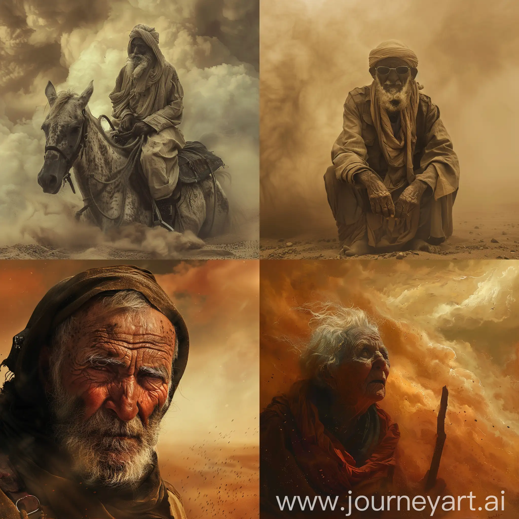 Elderly-Survivors-in-Desert-Sandstorm