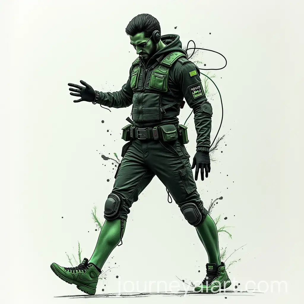 Cyborg-Dancer-in-a-Cyberpunk-Noir-World