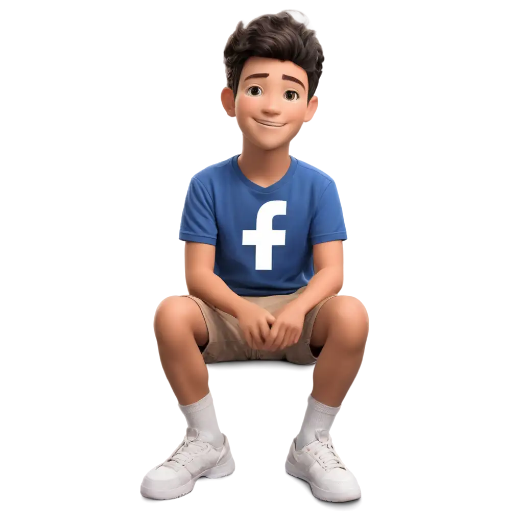 PNG-Image-of-HUGO-Sitting-on-Top-of-the-Facebook-Like-Logo-Enhance-Your-Social-Media-Visuals