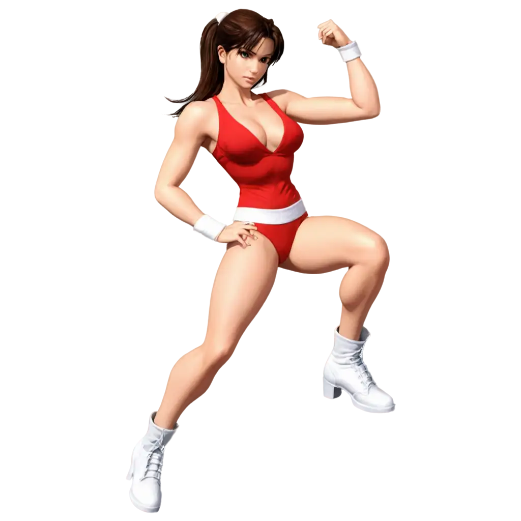 Mai-Shiranui-KOF-96-PNG-Image-Capturing-the-Essence-of-Classic-Fighting-Games