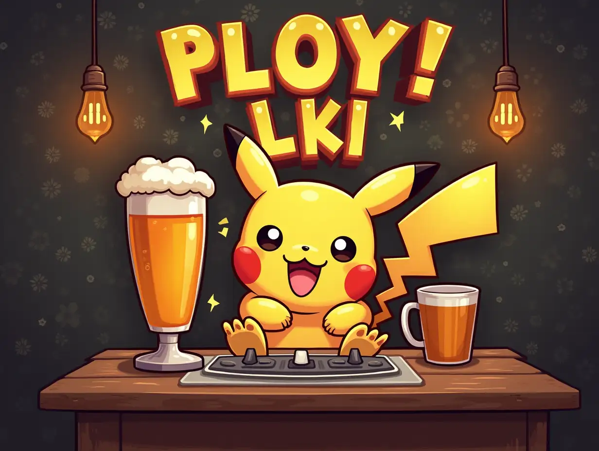 Create a Pikachu slot machine. Beer. Fun. Laugh. 