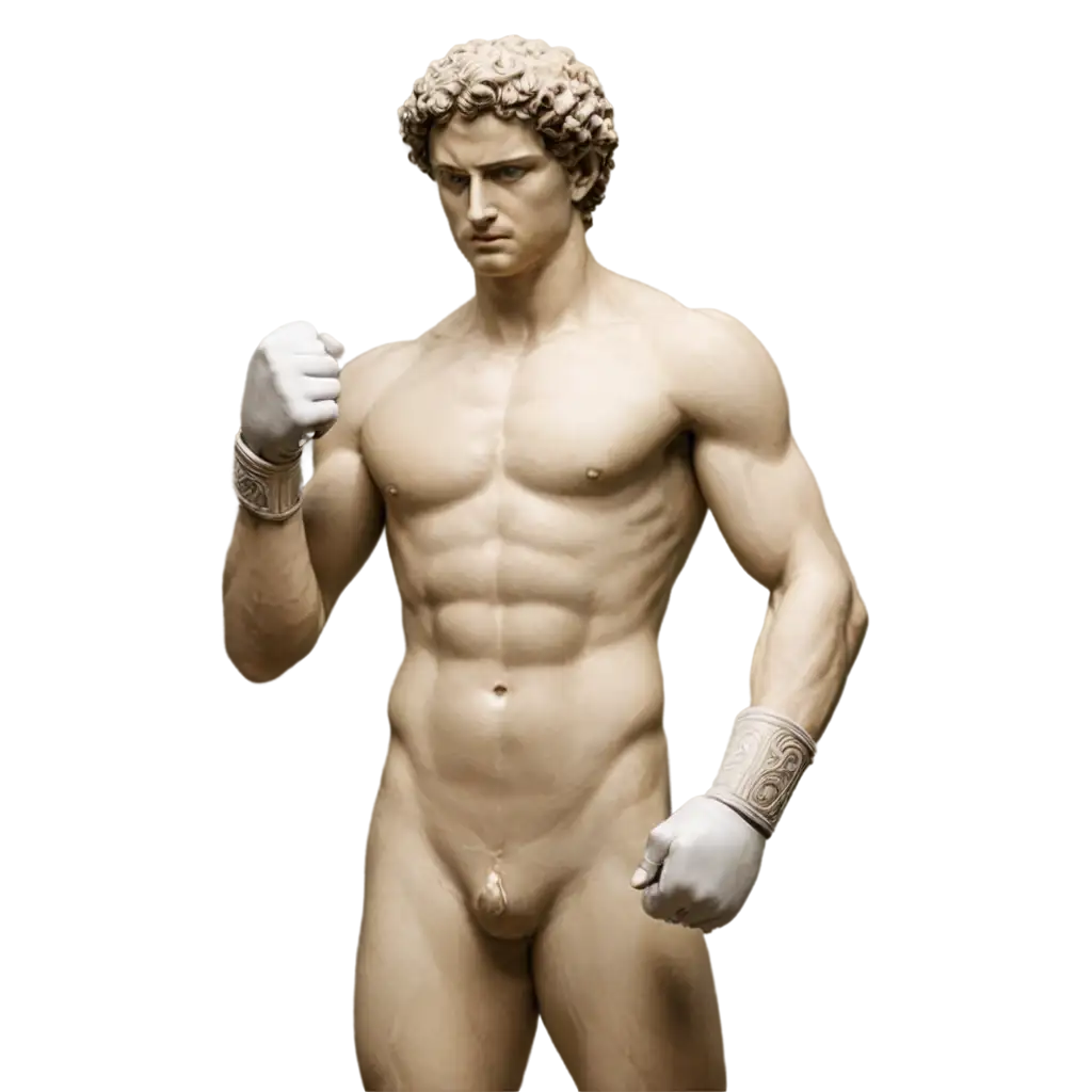 Greek-God-Boxing-Statue-PNG-A-Powerful-Blend-of-Mythology-and-Sport