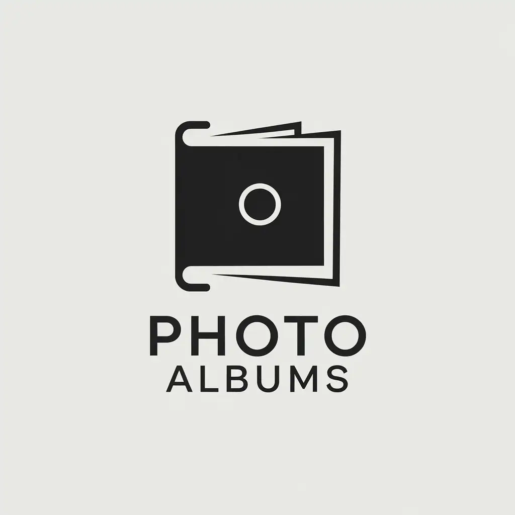 LOGO-Design-for-Photo-Albums-Minimalistic-Style-with-Clear-Background