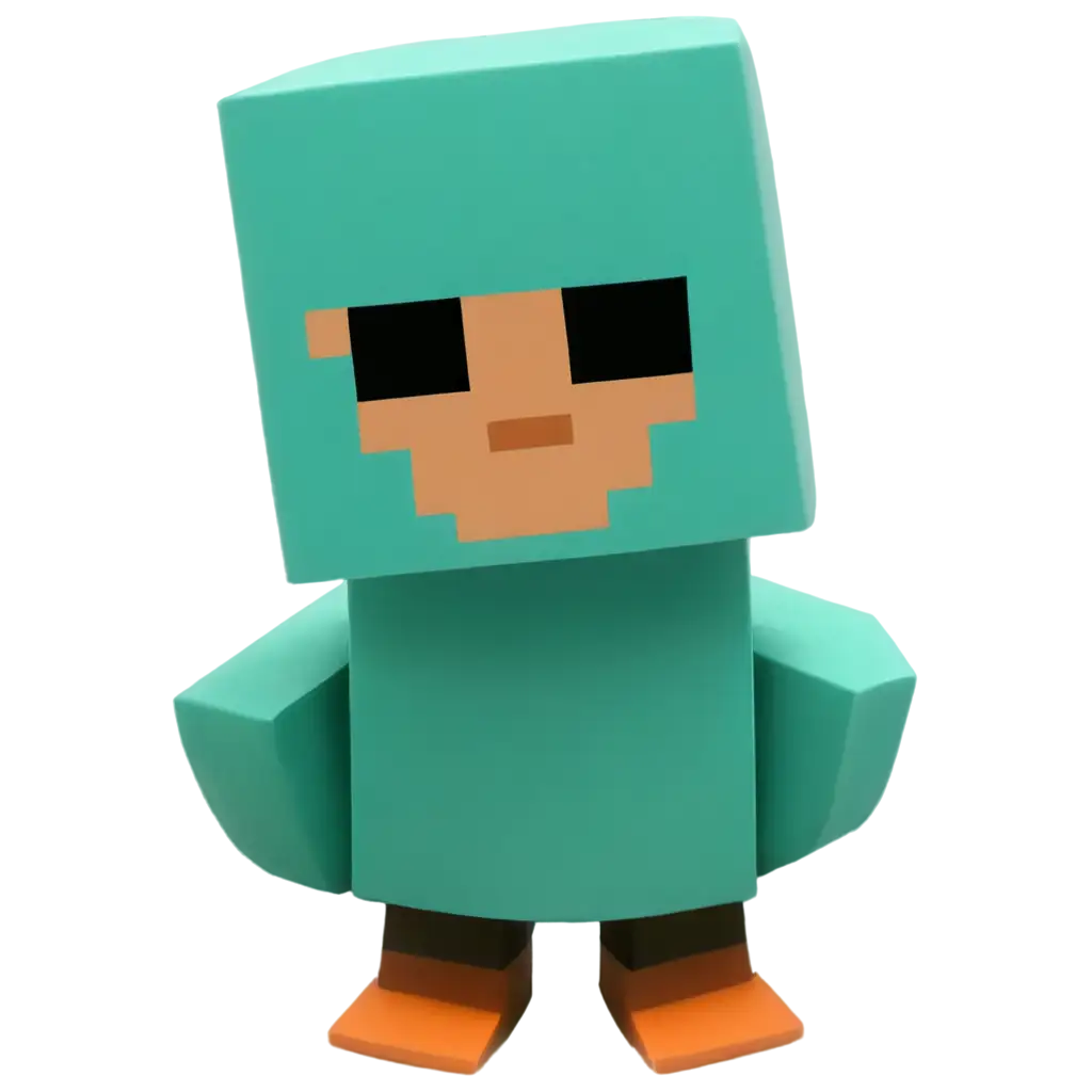 PATO-AZUL-MINECRAFT-PNG-Explore-the-Vibrant-World-of-Blue-Ducks-in-Minecraft