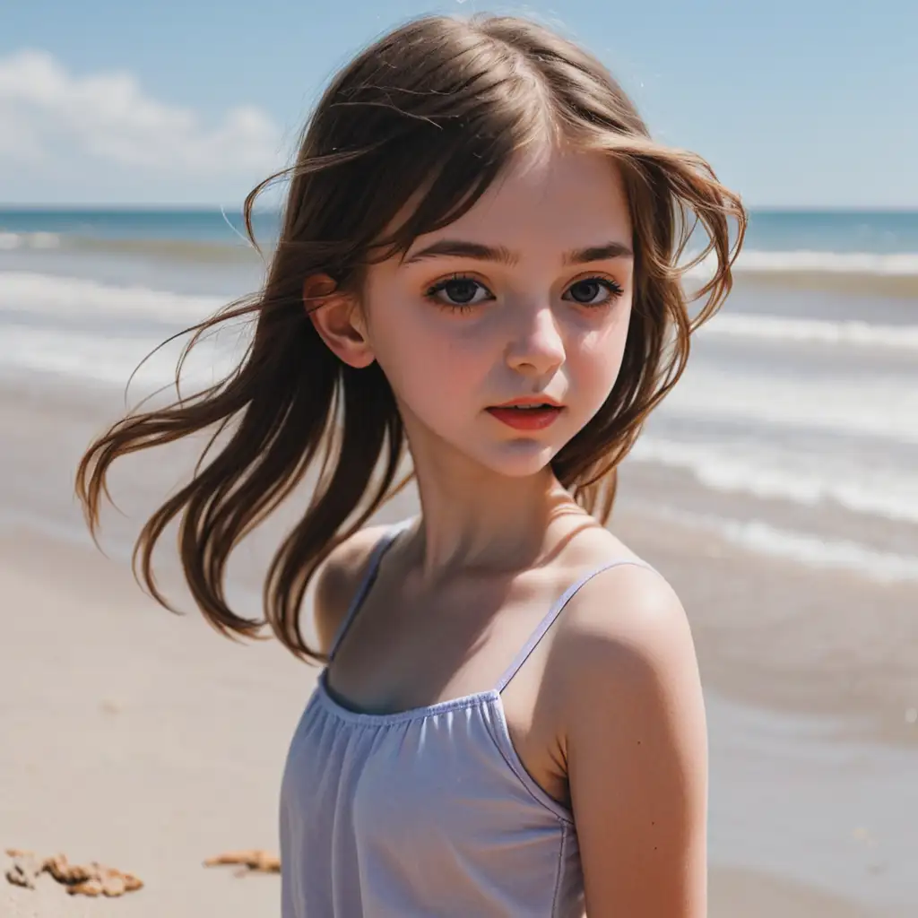 Young-Girl-Enjoying-a-Day-at-the-Beach