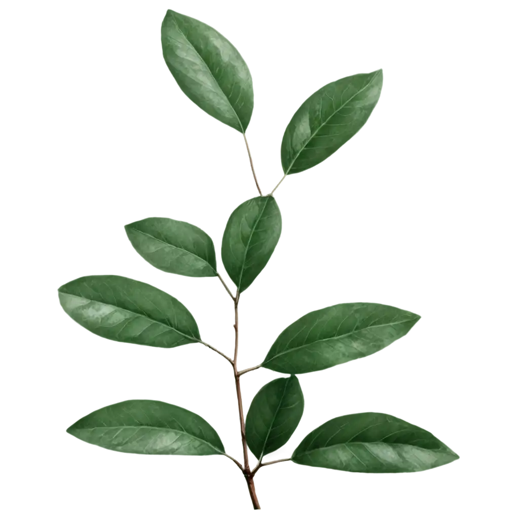 Dark-Green-Leaves-Branch-PNG-for-Nature-and-Design-Projects