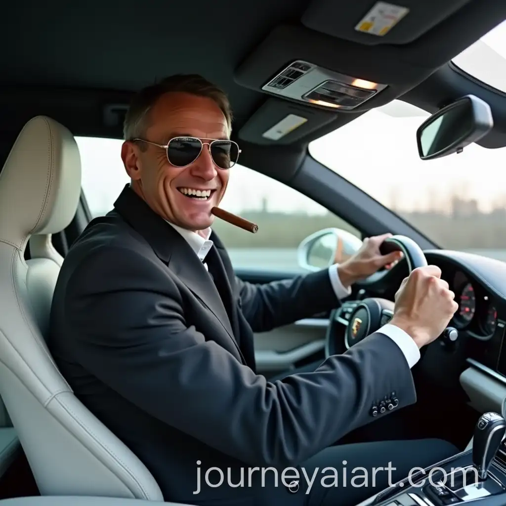 Emmanuel-Macron-Drifting-a-Porsche-Panamera-in-Paris