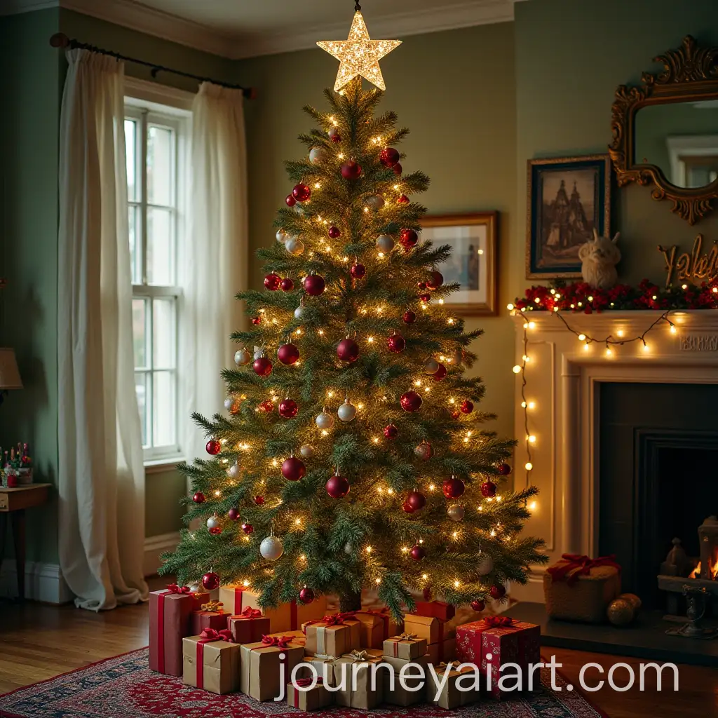 Vintage-New-Year-Tree-Made-of-Photo-Cameras