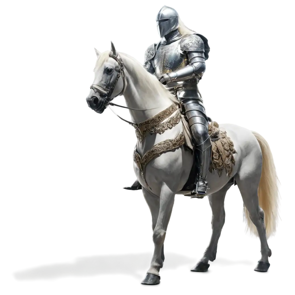 PNG-Image-of-a-White-Knight-in-Armor-Riding-a-Horse-Majestic-and-Detailed-Artwork