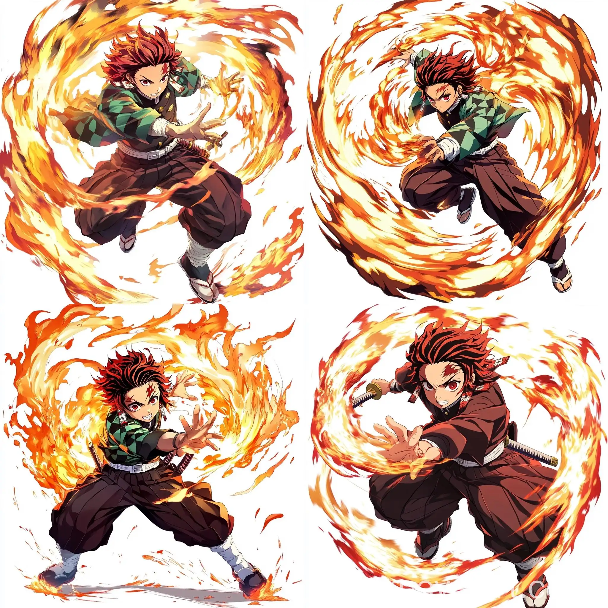 Tanjiro-Kamado-Performing-Hinokami-Kagura-with-Dynamic-Flames