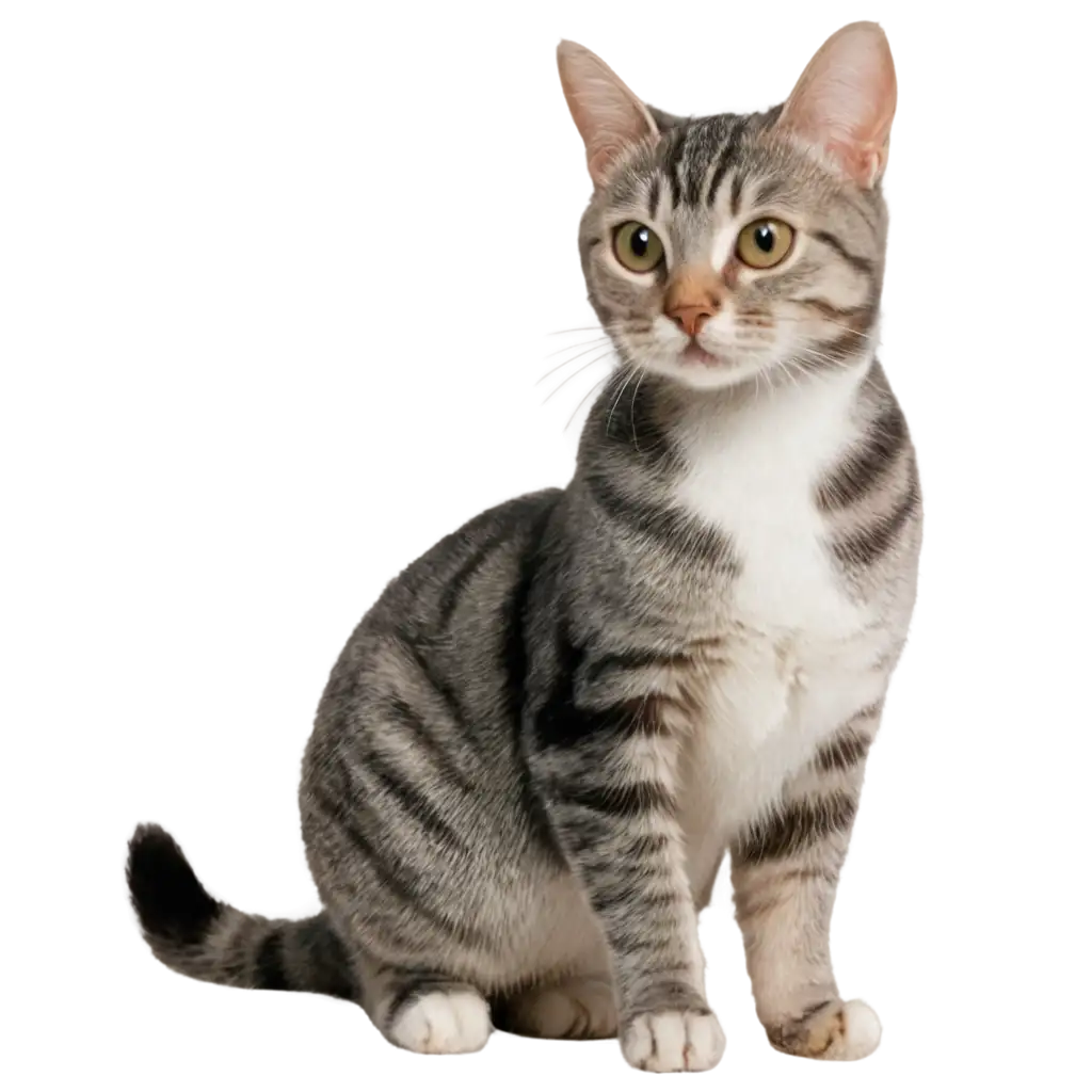 American-Shorthair-Cat-PNG-Image-Exquisite-Feline-Artwork